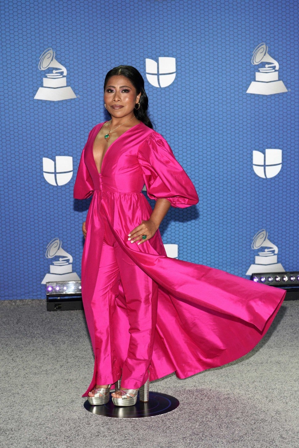 Co-host Yalitza Aparicio attends The 21st Annual Latin GRAMMY Awards at American Airlines Arena on November 19, 2020 in Miami, Florida.