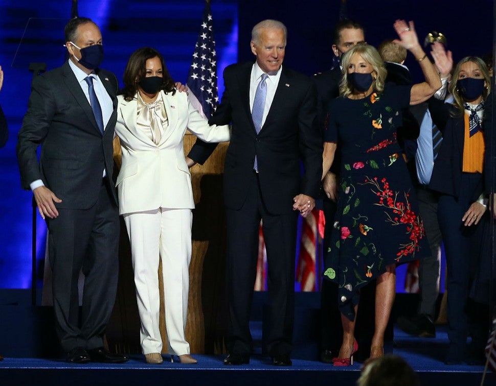 Kamala Harris and Joe Biden's families