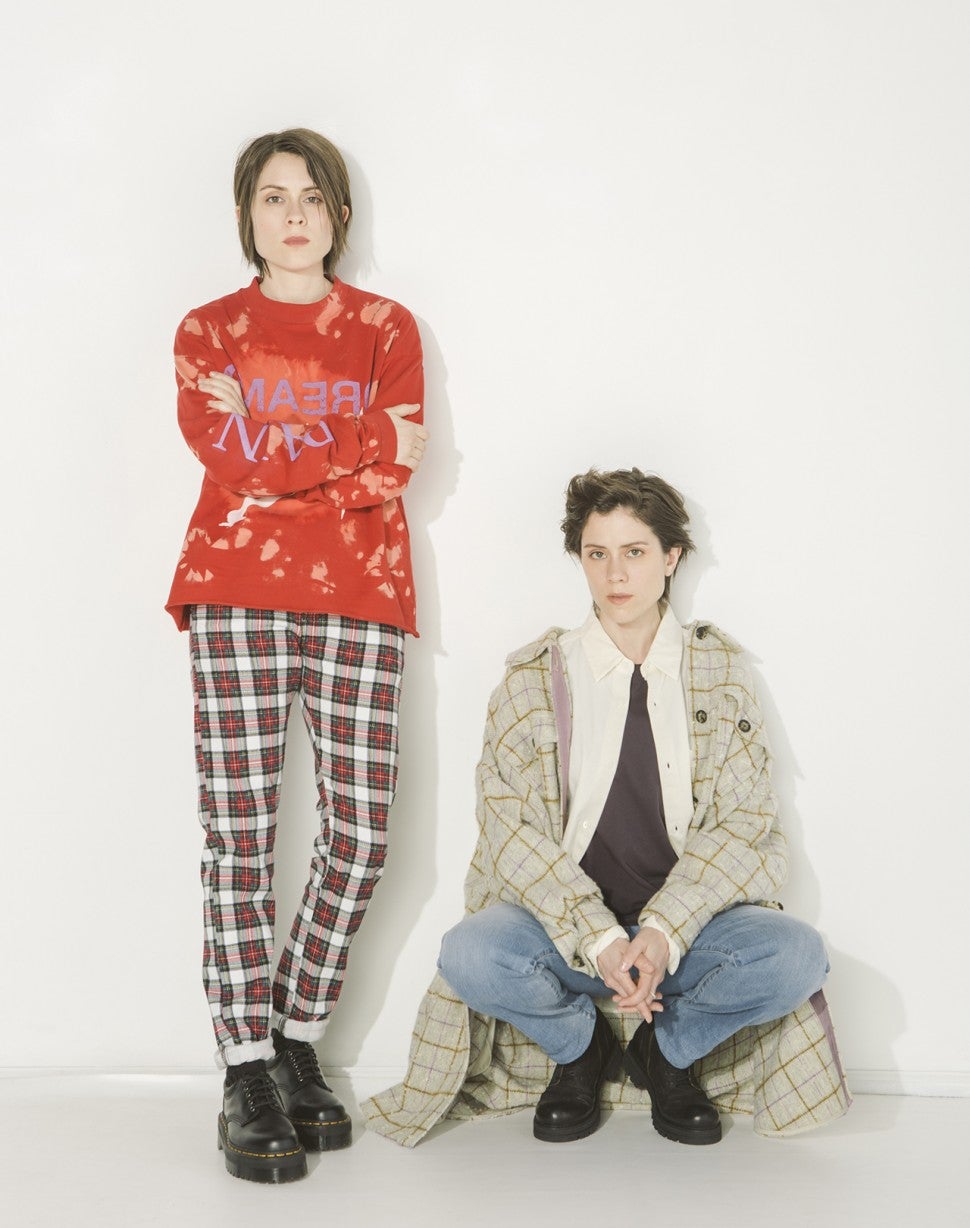 Tegan and Sara photographed by Trevor Brady