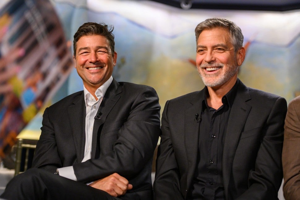 Kyle Chandler and George Clooney