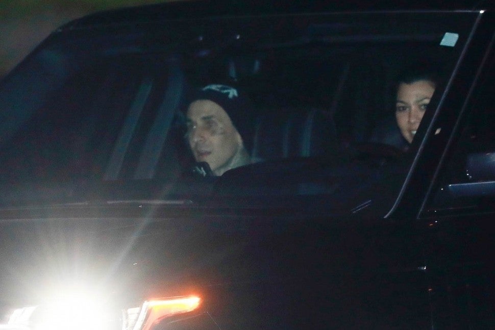 Kourtney Kardashian and Travis Barker look to be enjoying each other's company while in Malibu 