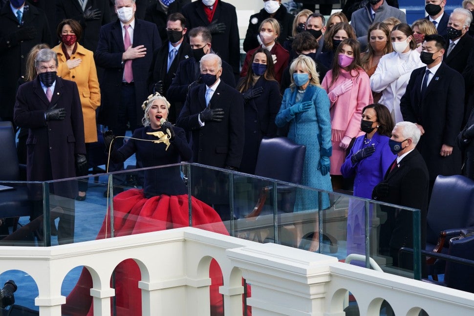 Lady Gaga Inauguration