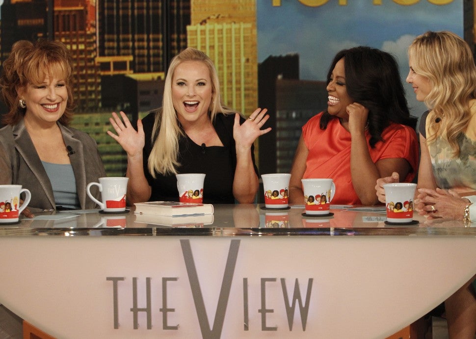 Joy Behar and Meghan McCain on 'The View'