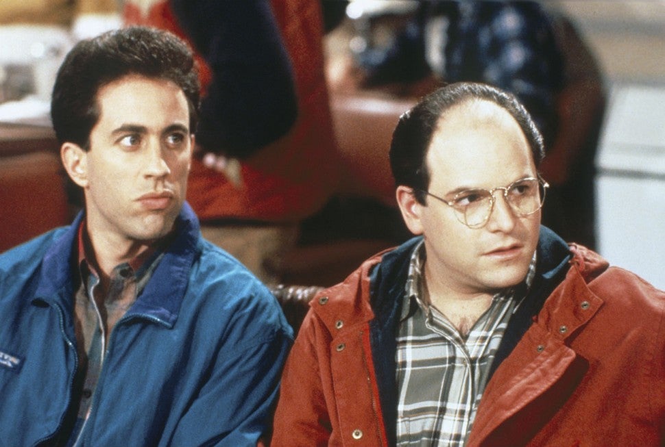 Jerry Seinfeld and Jason Alexander in 'Seinfeld'
