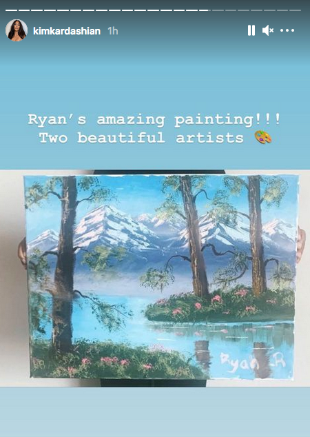 Kim Kardashian Ryan Painting