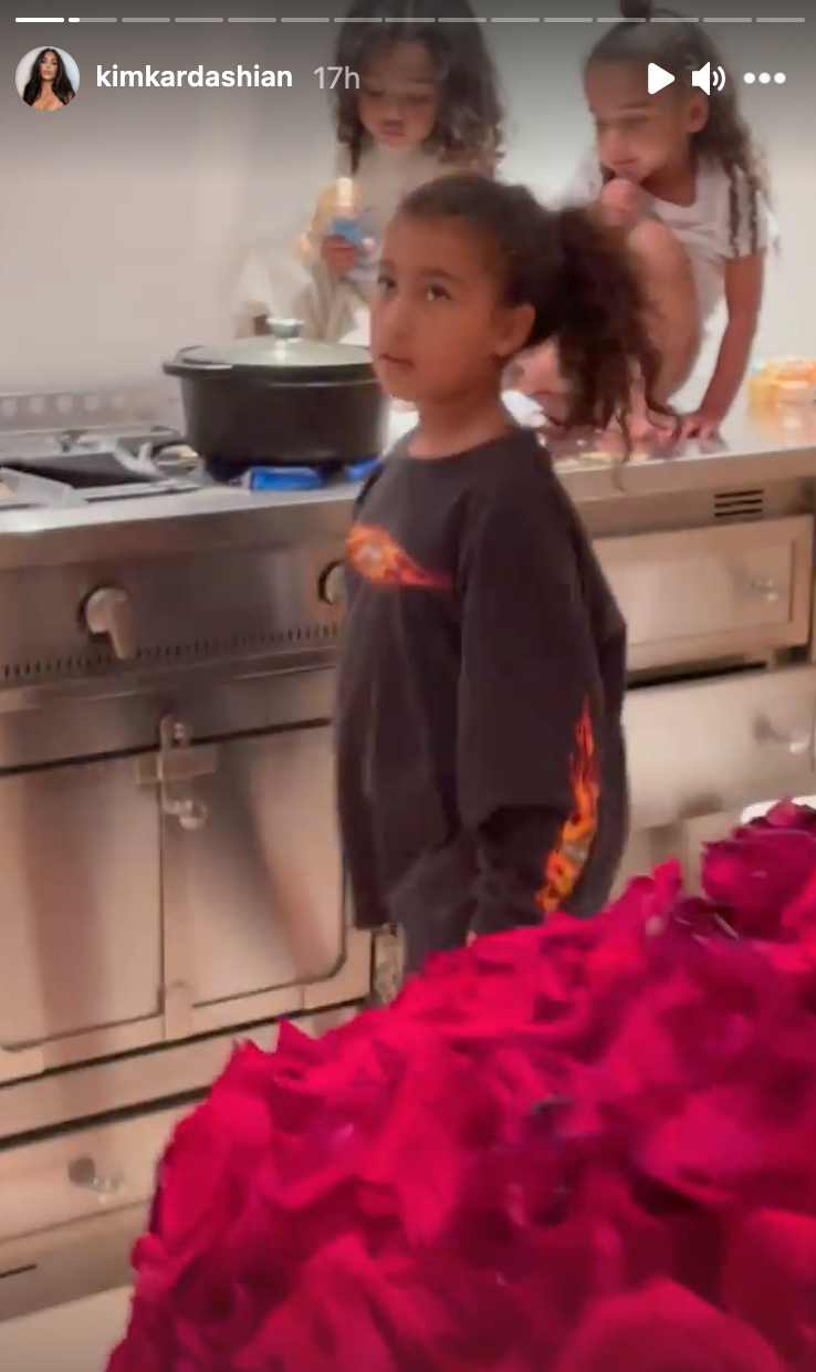 North West shows Chicago and Dream how to make Ramen