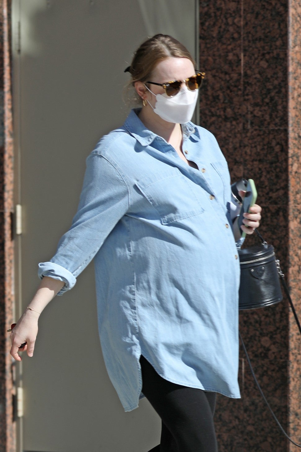 Pregnant Emma Stone Shows Off Baby Bump During LA Outing