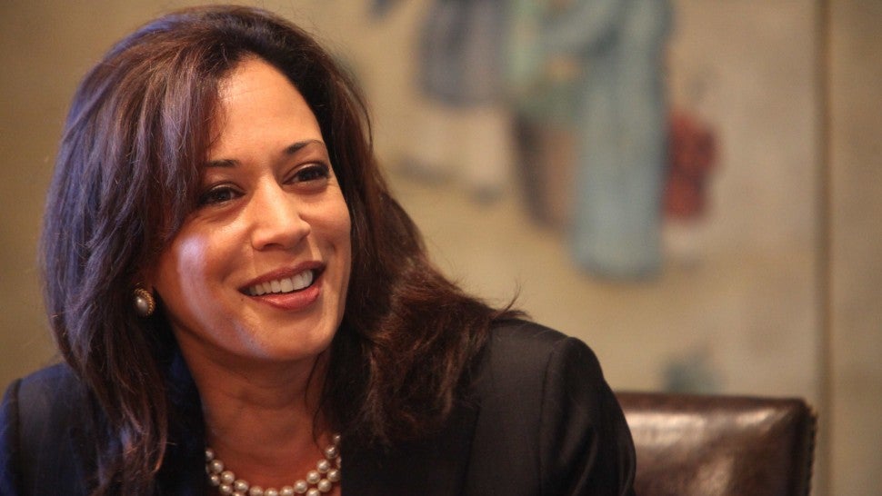 San Francisco District Attorney Kamala Harris, currently running for California State Attorney General at the San Jose Mercury News newspaper on September 21, 2010 during her visit to Opinion/Editorial board for a pre-election interview on the issues.