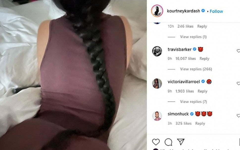 Kourtney Kardashian's Instagram post