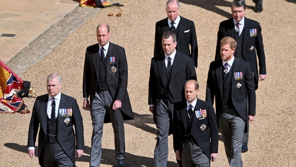 Prince William, Peter Phillips, Prince Harry