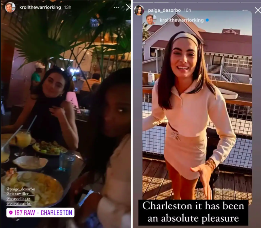 Summer House's Paige DeSorbo and Ciara Miller hung out in Charleston, South Carolina, with Southern Charm's Craig Conover and Austen Kroll