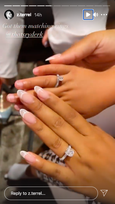 Cheyenne Floyd engagement ring