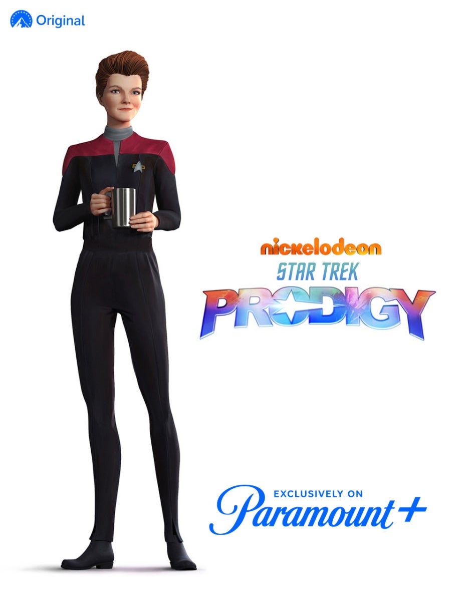 Captain Janeway's holographic upgrade for Star Trek: Prodigy.