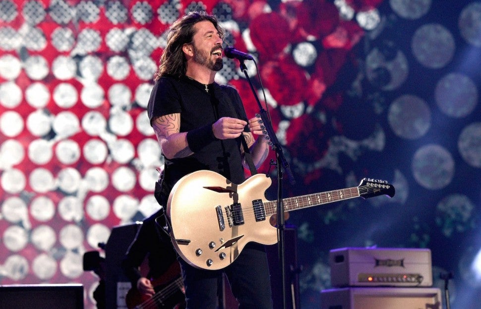 Dave Grohl Foo Fighters at VAX LIVE event