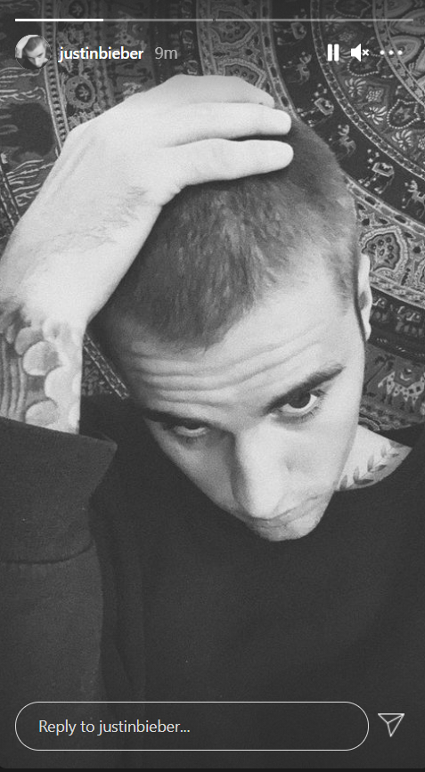 Justin Bieber Debuts New Buzzed Haircut on Instagram | Entertainment Tonight
