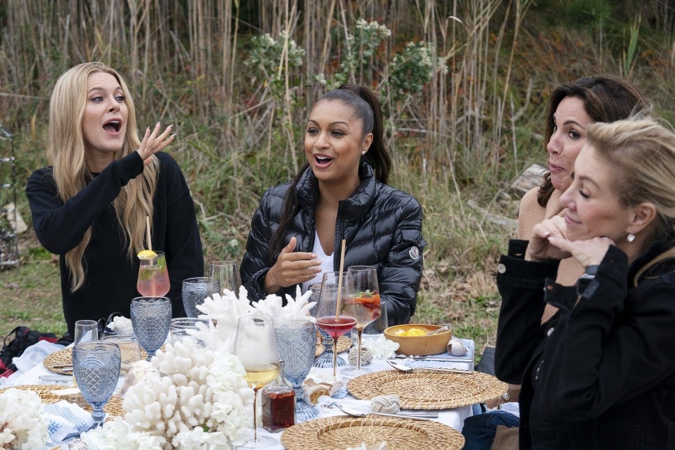 Leah McSweeney and Eboni K. Williams enjoy a picnic with their Real Housewives of New York City co-stars.