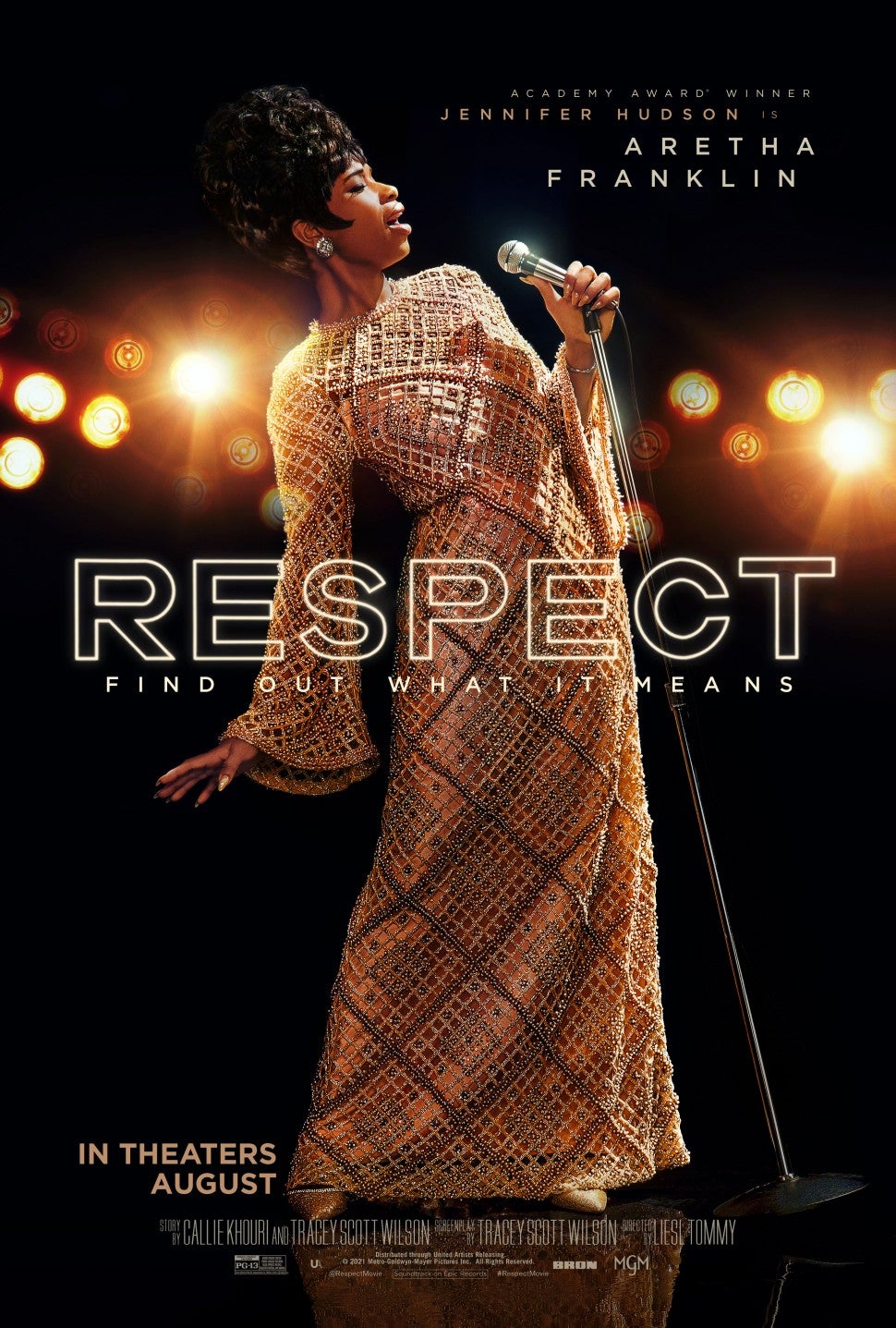 Movie Poster for Jennifer Hudson as Aretha Franklin in 'Respect'