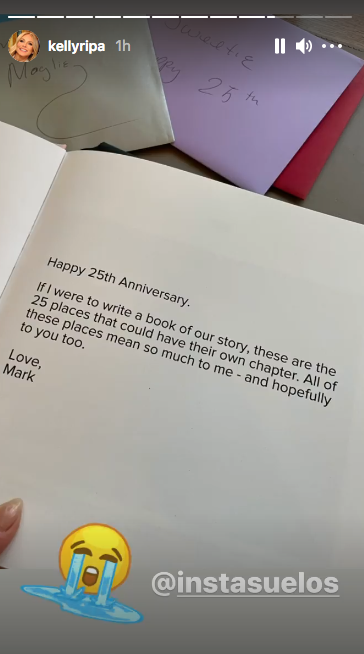 Kelly Ripa Mark Consuelos 25th Anniversary