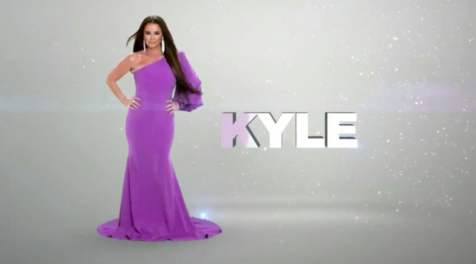 Kyle Richards' season 11 title card for The Real Housewives of Beverly Hills
