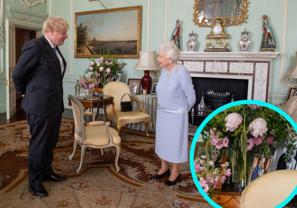 Queen Elizabeth and Boris Johnson