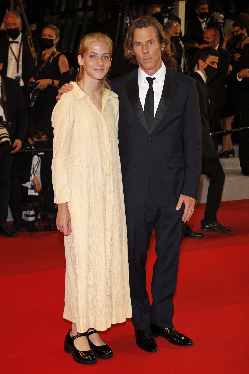 Hazel Moder and Danny Moder at Cannes