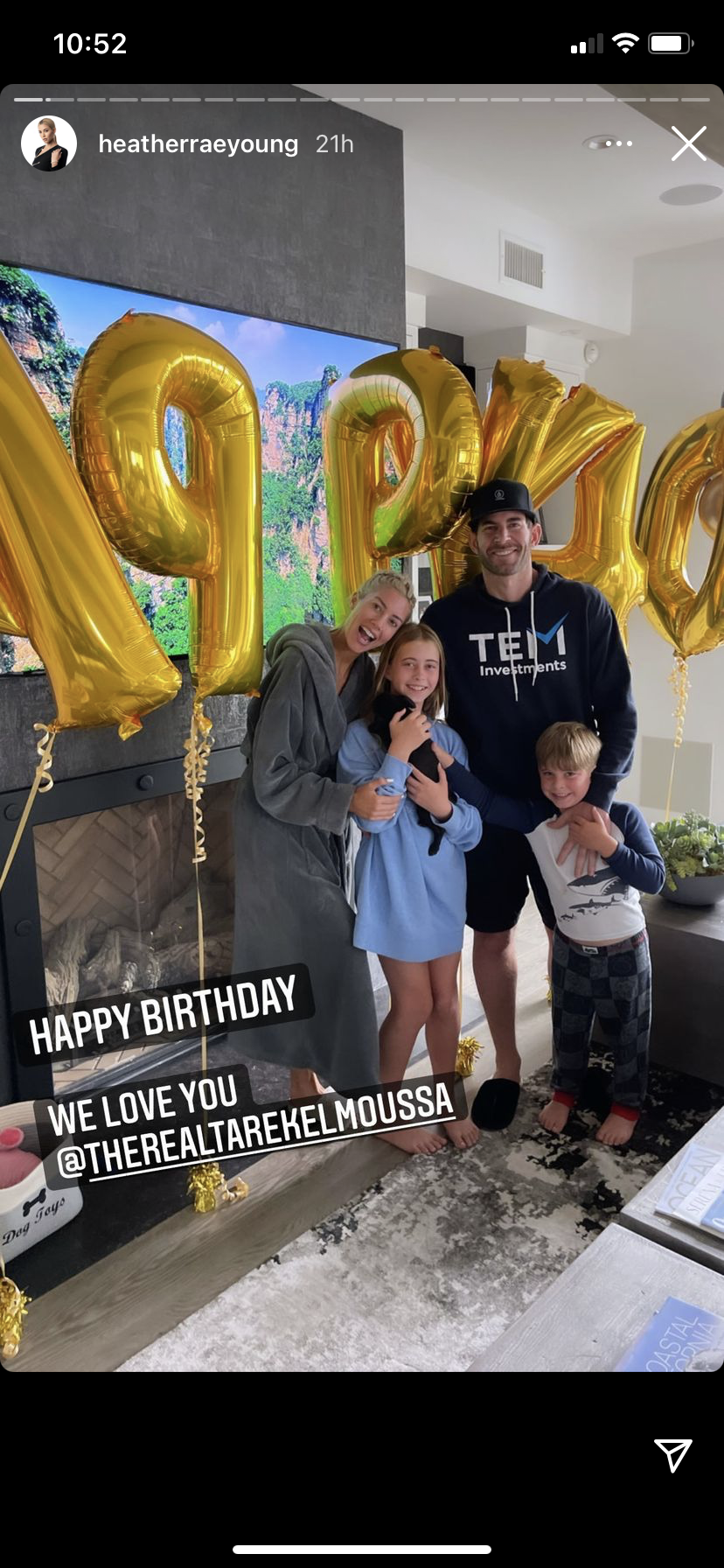 Heather Rae Young, Tarek El Moussa and kids