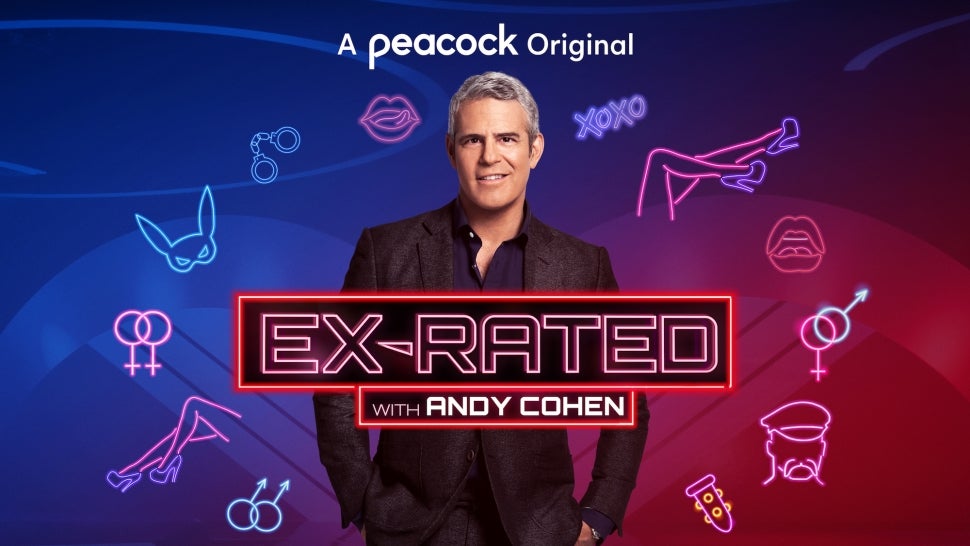 Andy Cohen hosts and executive produces the new dating experiment 'Ex-Rated' on Peacock.