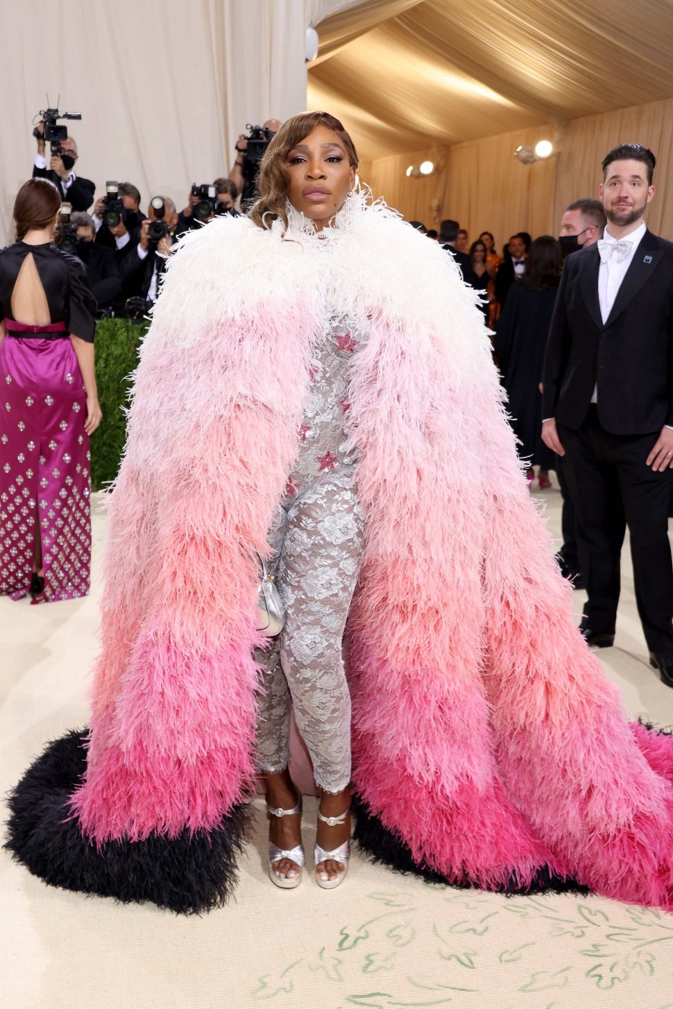  Serena Williams attends The 2021 Met Gala Celebrating In America: A Lexicon Of Fashion at Metropolitan Museum of Art on September 13, 2021 in New York City. 