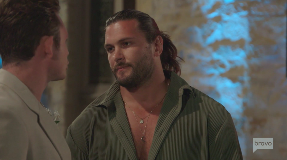 Brock Davies faces off with James Kennedy on Vanderpump Rules