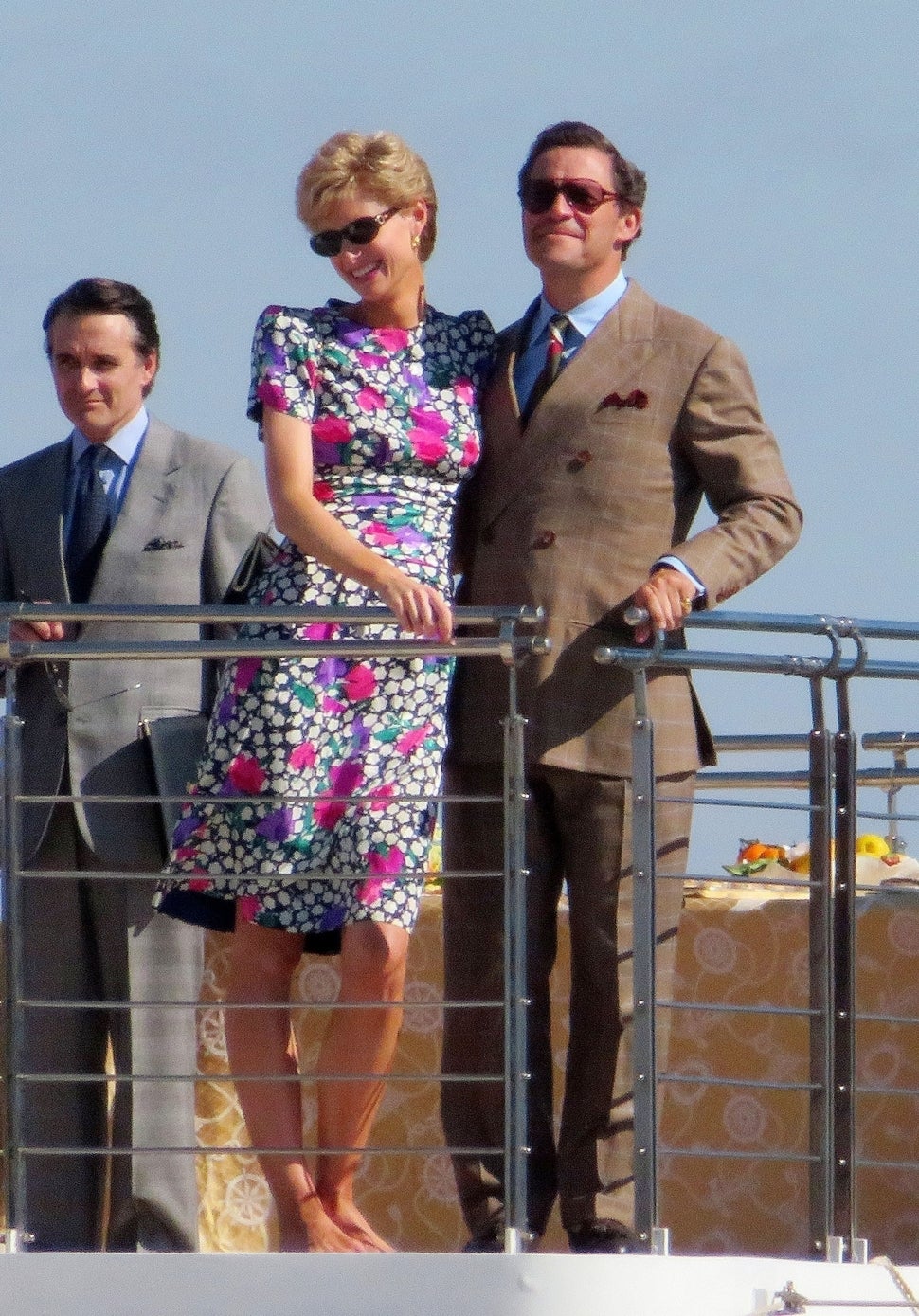 Elizabeth Debicki and Dominic West as Diana and Charles