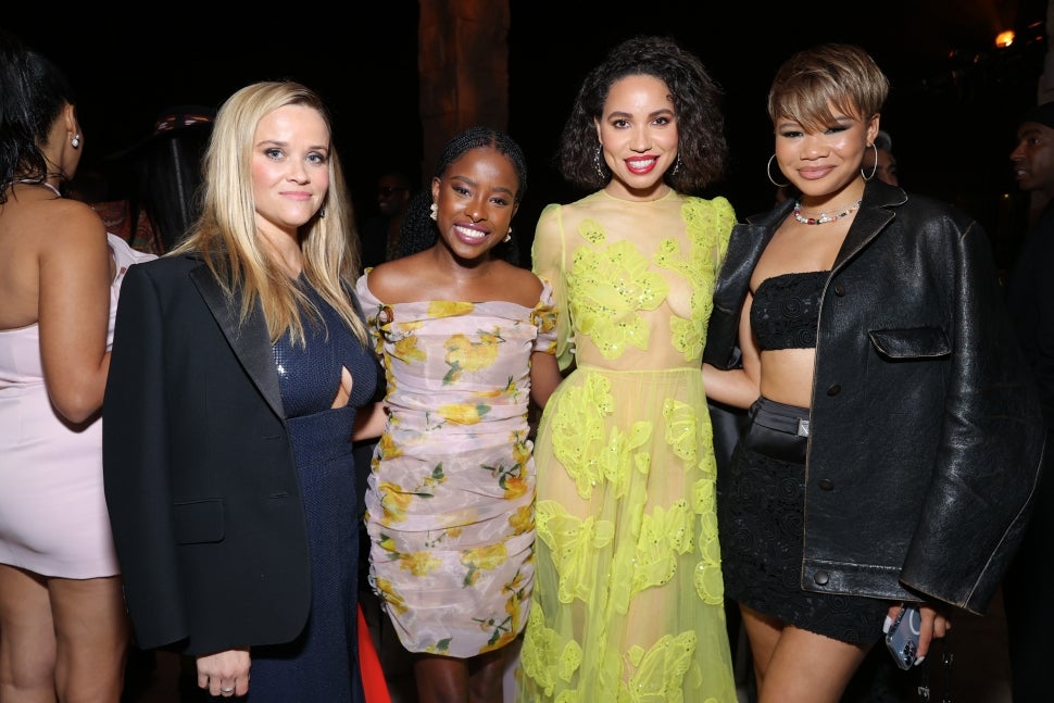Reese Witherspoon, Amanda Gorman, Jurnee Smollett, and Storm Reid attend the 2021 InStyle Awards