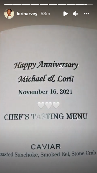 Lori Harvey and Michael B. Jordan Anniversary