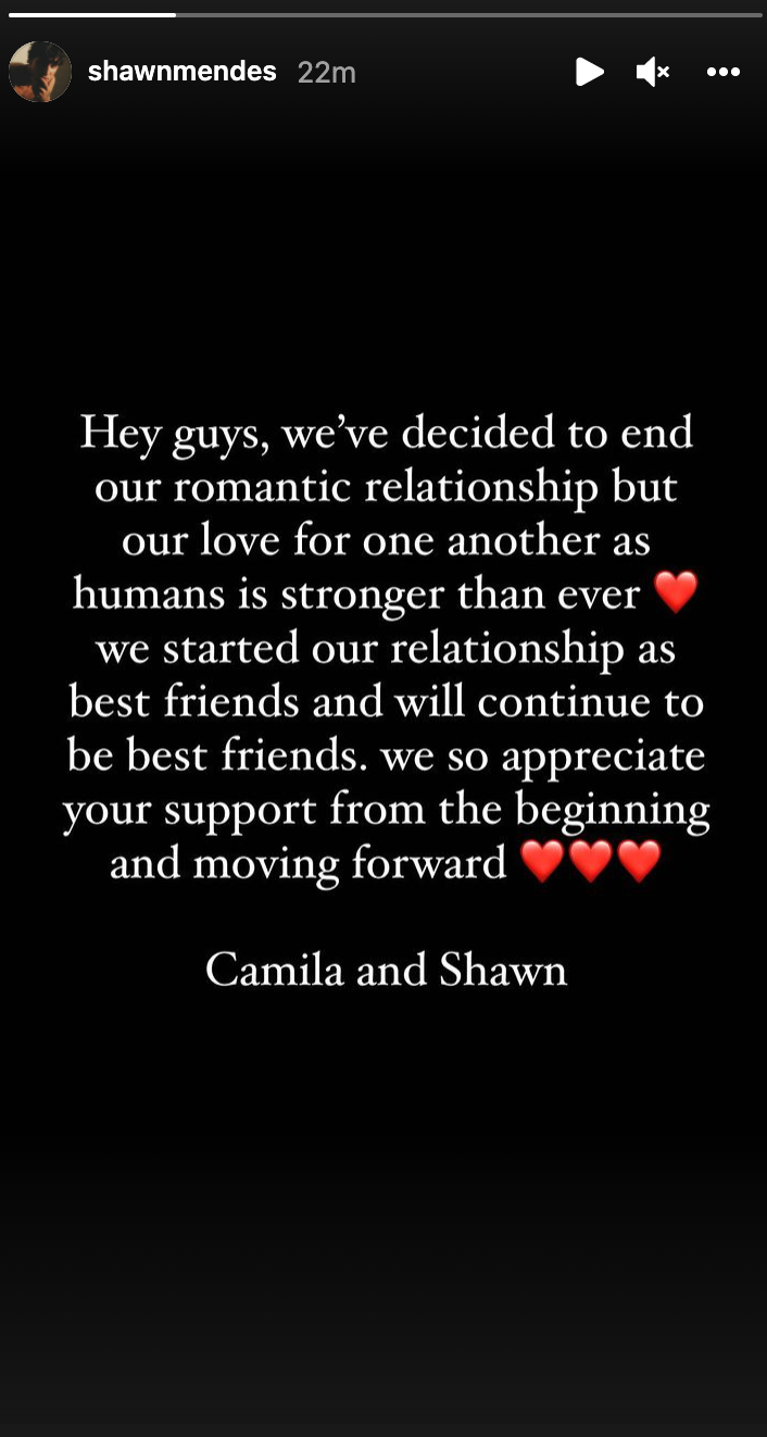 Shawn Mendes and Camila Cabello breakup