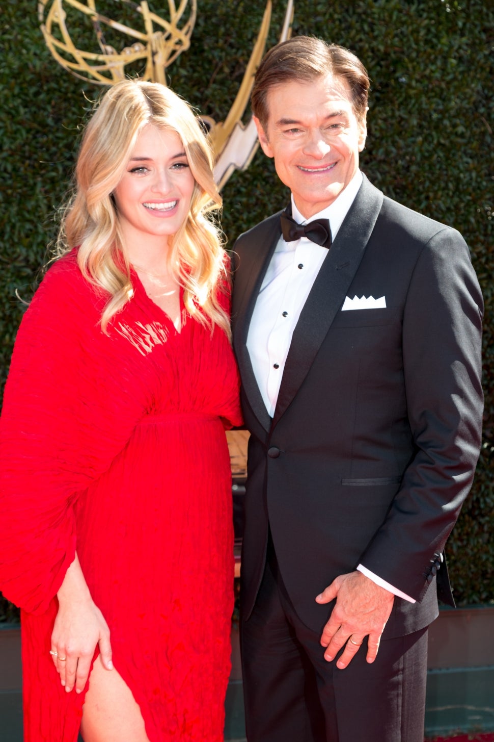 Daphne Oz and Dr. Mehmet Oz arrive at the 44th Annual Daytime Emmy Awards 