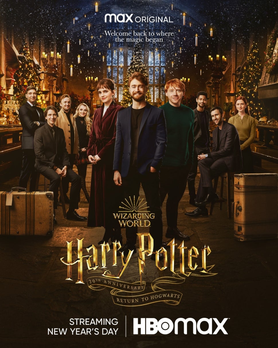 Harry Potter' Stars Return to Hogwarts! See the Poster for the 20th  Anniversary Special | Entertainment Tonight