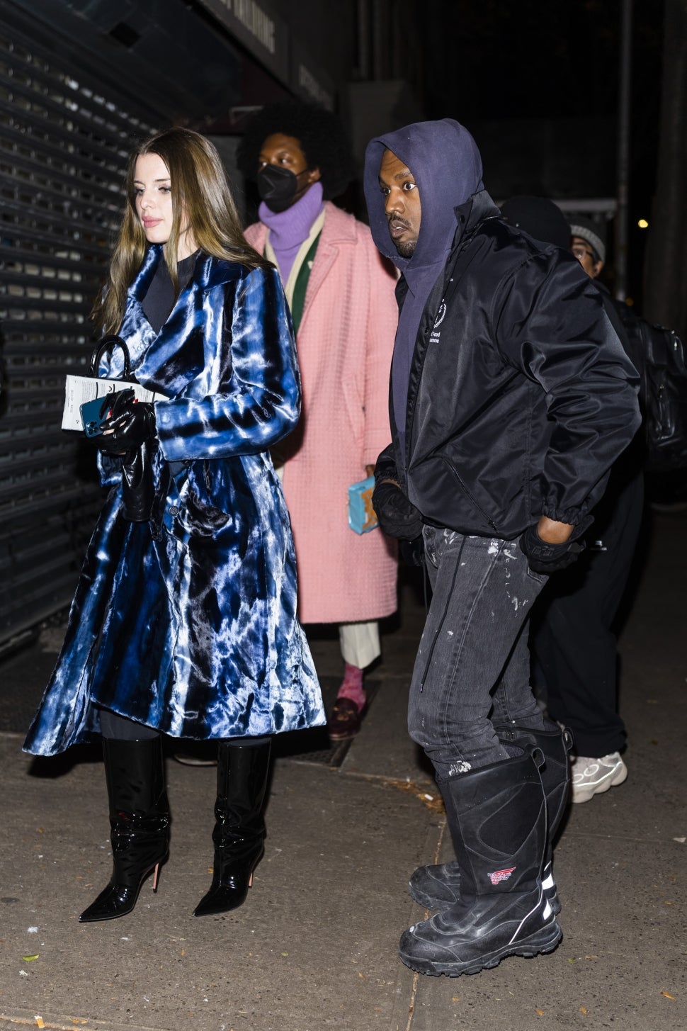 Kanye West and Julia Fox