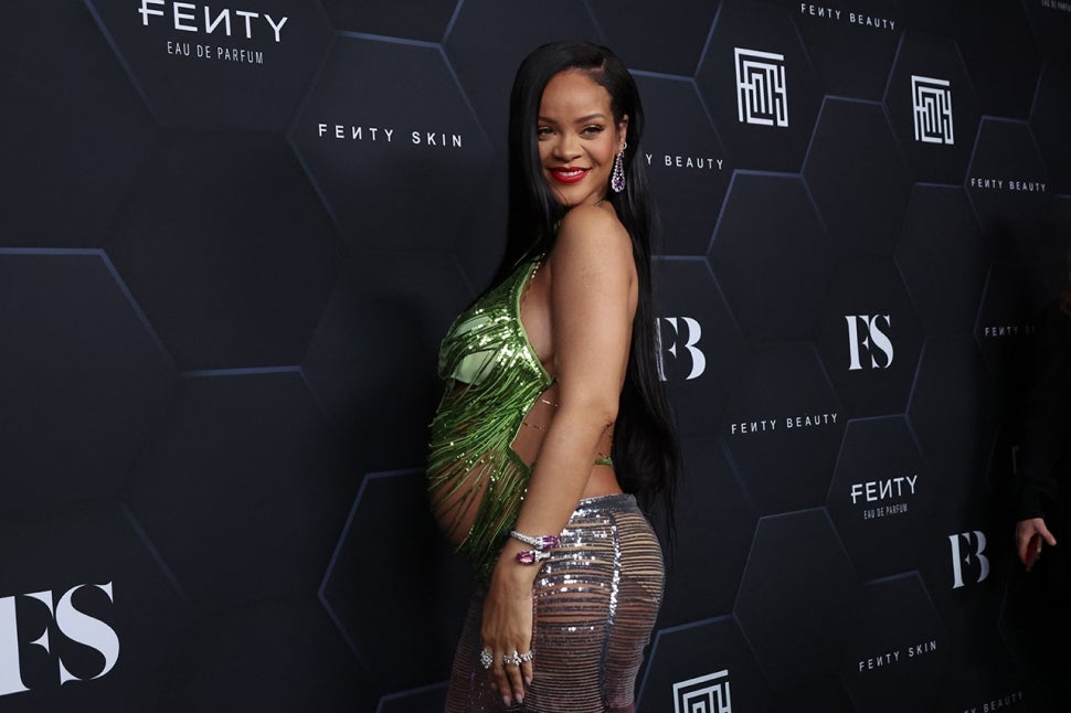 Rihanna at Fenty Beauty and Fenty Skin 2022 event