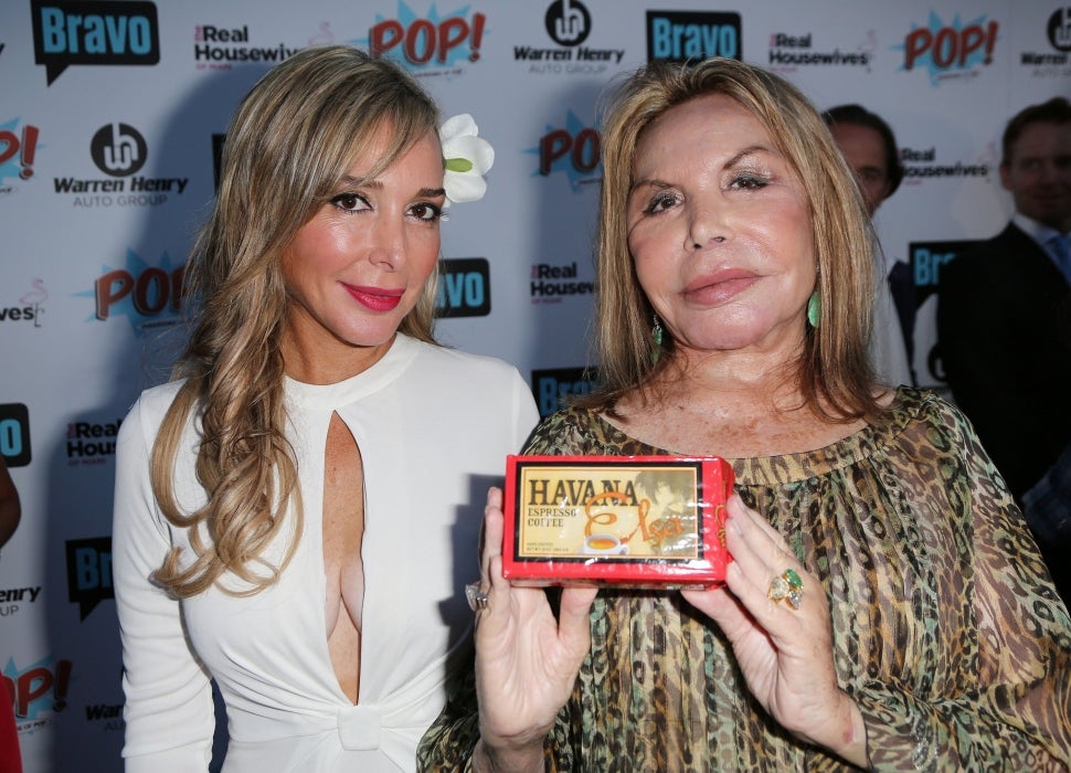 Marysol Patton and Elsa Patton attend The Real Housewives of Miami Season 2 VIP Launch Party at The Forge Restaurant on September 9, 2012 in Miami, Florida