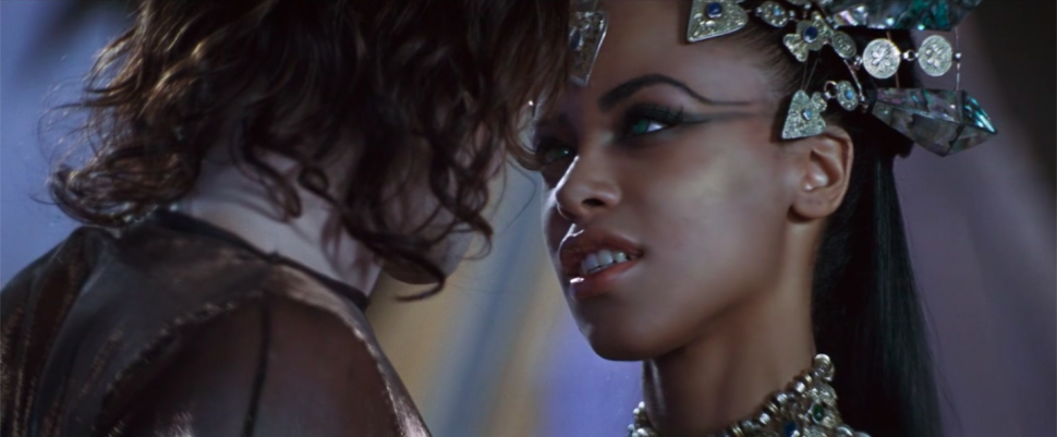 Aaliyah and Stuart Townsend in 'Queen of the Damned.'