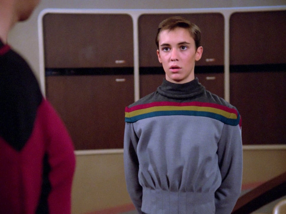 Wil Wheaton in an early episode of "The Next Generation."