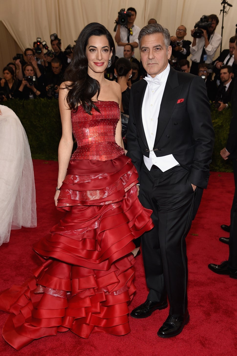 George and Amal Clooney 2015 Met Gala