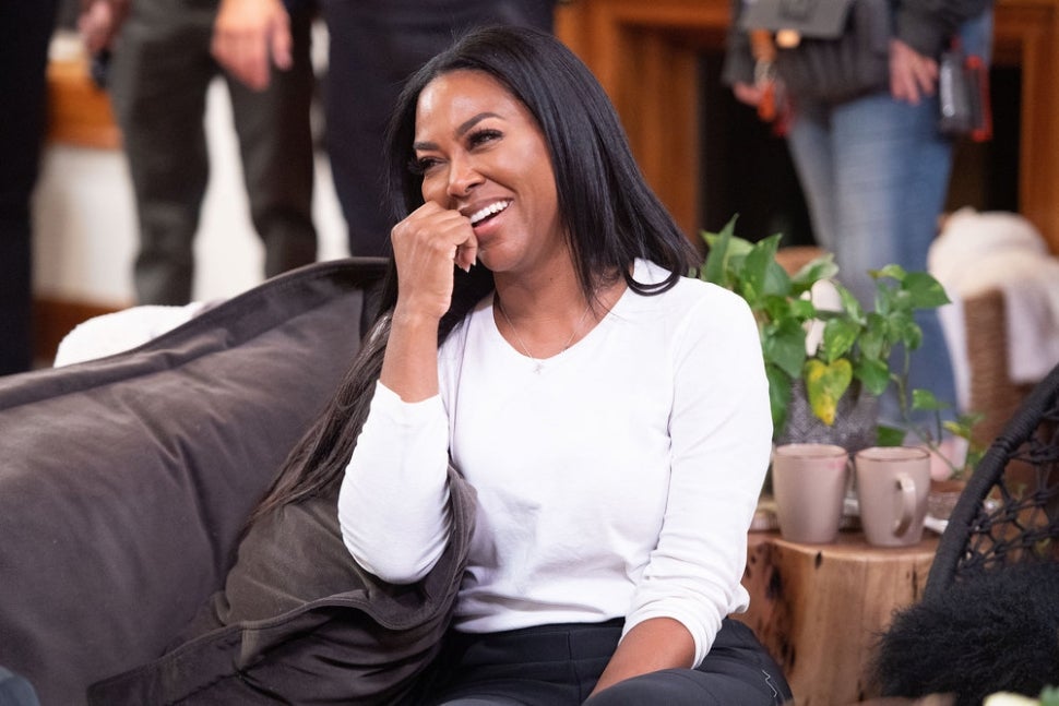 Kenya Moore laughs on The Real Housewives of Atlanta