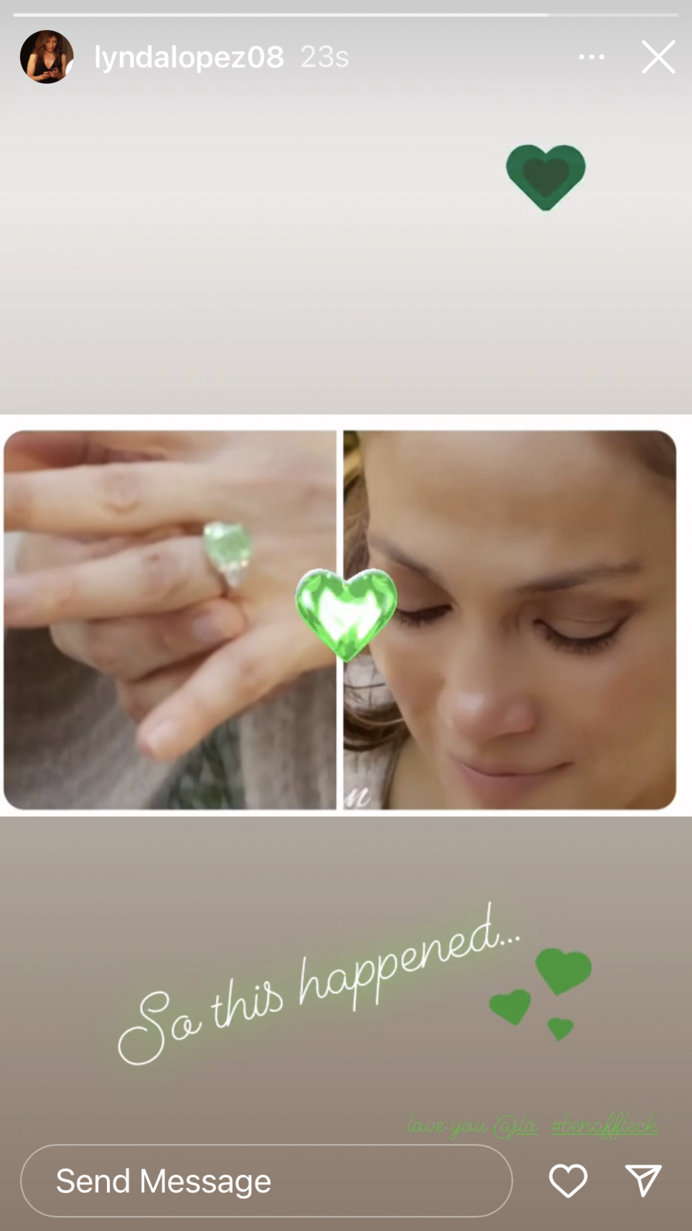 Jennifer Lopez's engagement ring