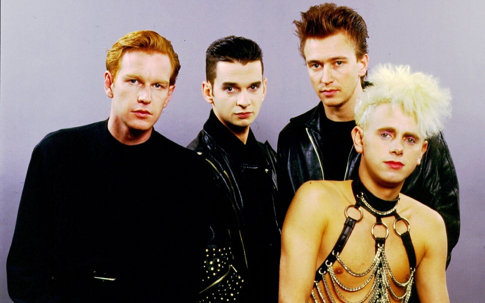 Andrew Fletcher, Dave Gahan, Alan Wilder and Martin Gore Depeche Mode