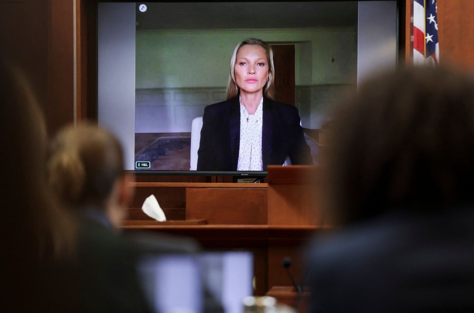 Kate Moss Testifies during Depp/Heard Trial 