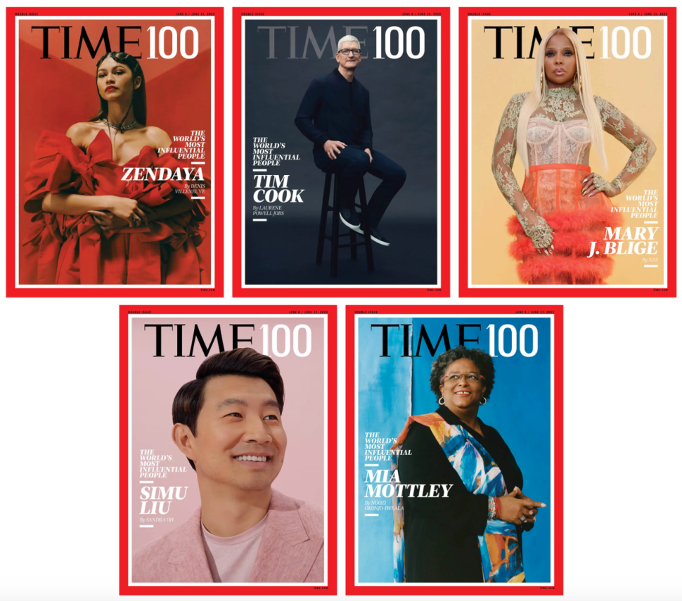 time 100 covers 2022