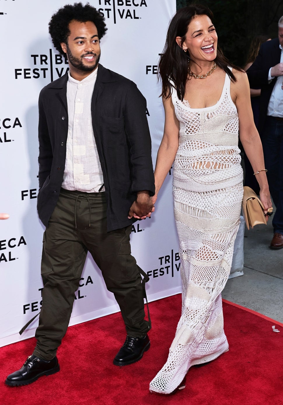 Bobby Wooten III and Katie Holmes