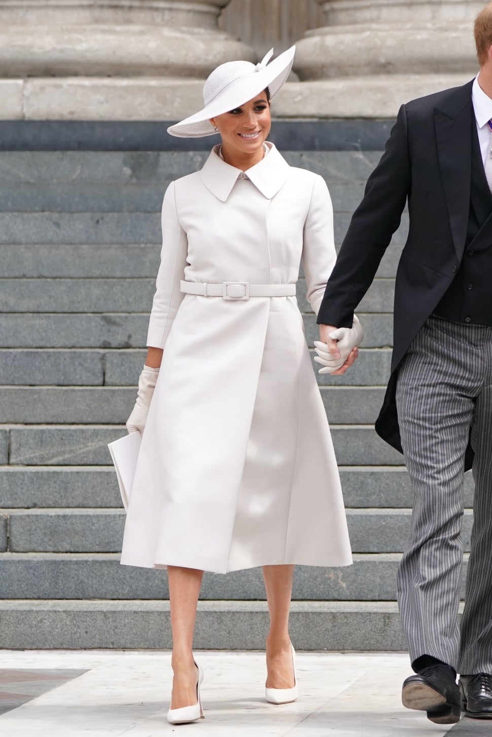 Meghan Markle and Prince Harry at Platinum Jubilee Thanksgiving Service