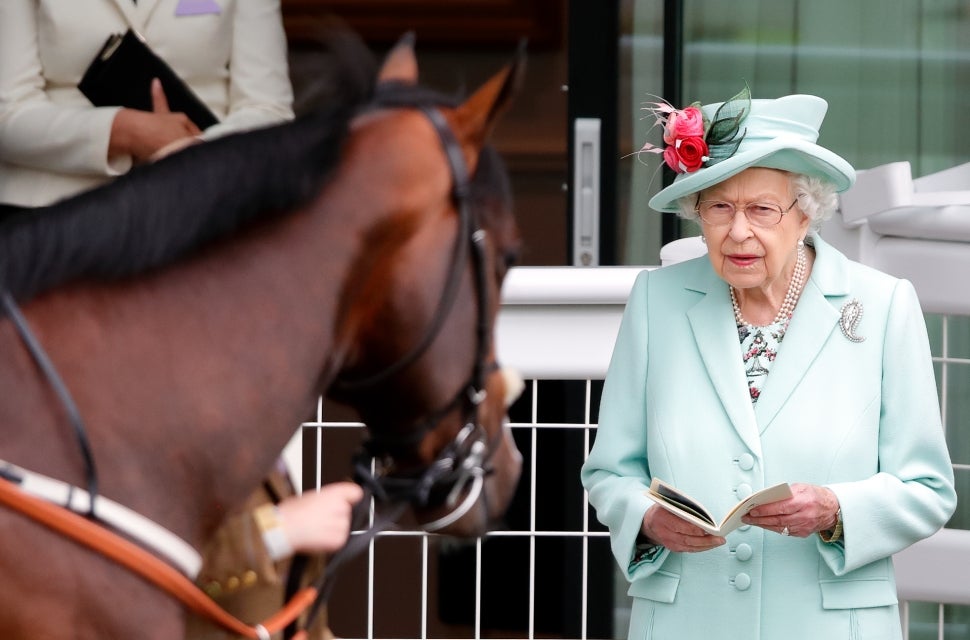 Queen Elizabeth at the 2021 Royal Ascot