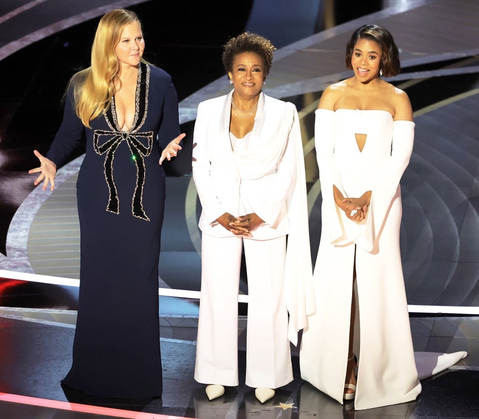 Amy Schumer, Wanda Sykes, and Regina Hall Oscars